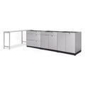 NewAge Outdoor Kitchen 4 PC Cabinet Set in Stainless Steel 65083