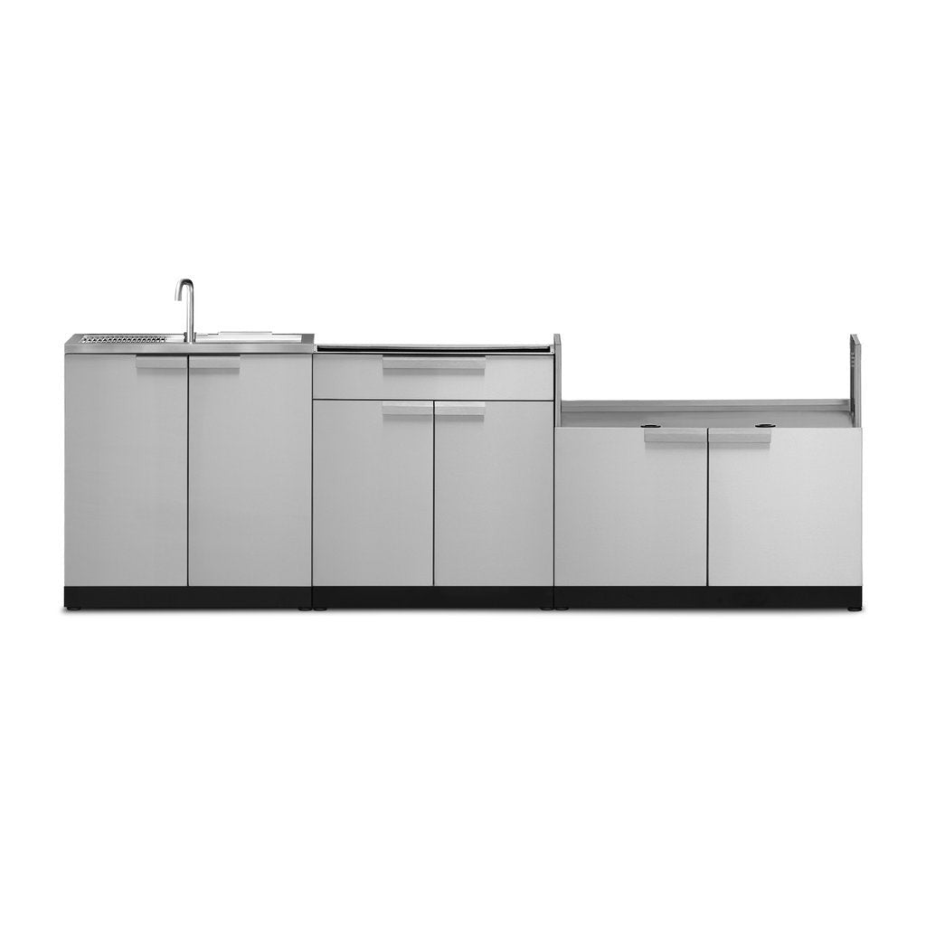 NewAge Outdoor Kitchen Stainless Steel 3 Piece Set 66805 - BetterPatio.com