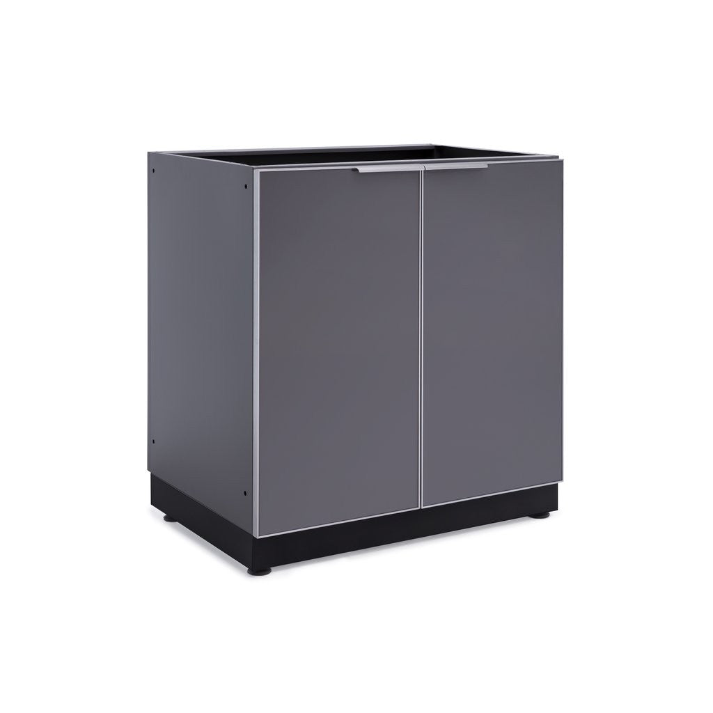 NewAge Outdoor Kitchen 2-Door Cabinet in Slate Gray 65200 - BetterPatio.com