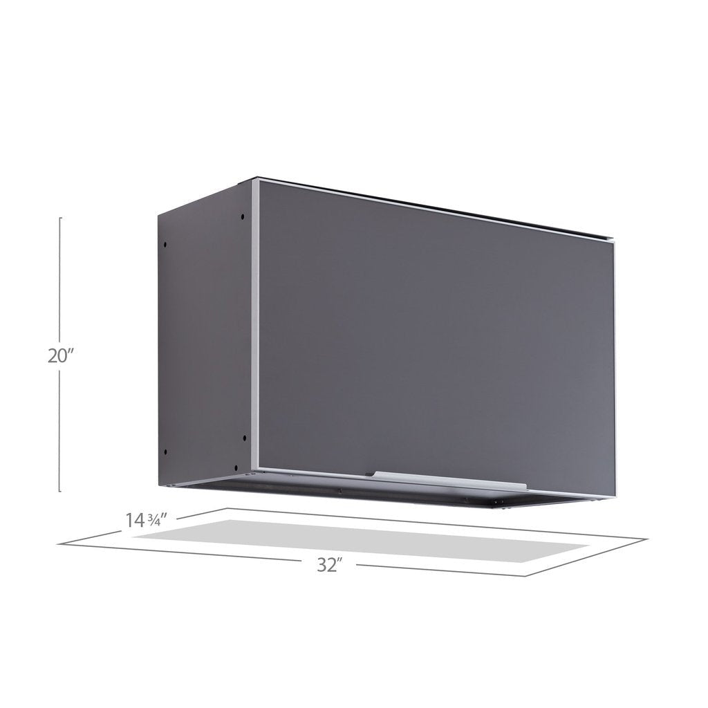 NewAge Outdoor Kitchen Wall Cabinet in Slate Gray 65213 - BetterPatio.com