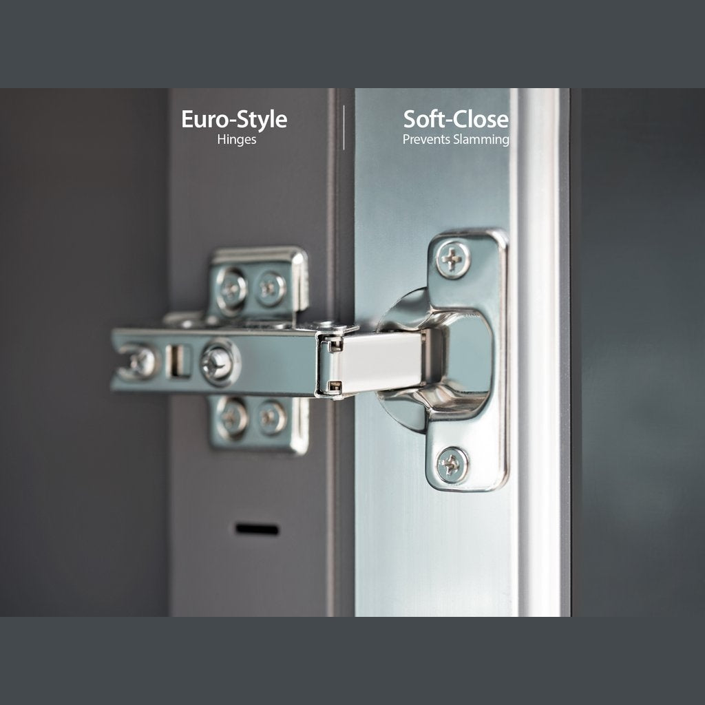 NewAge Outdoor Kitchen 6 PC Cabinet Set in Slate Gray with Countertops 65266 - BetterPatio.com