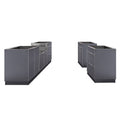 NewAge Outdoor Kitchen 5 PC Cabinet Set in Slate Gray 65281