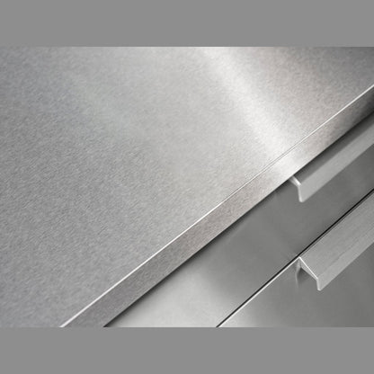 NewAge Outdoor Kitchen 96 in. Stainless Steel Countertop 65804 - BetterPatio.com