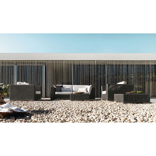 Hospitality Rattan Soho 6 piece Sectional Set 6 PC SET-903-LC - BetterPatio.com