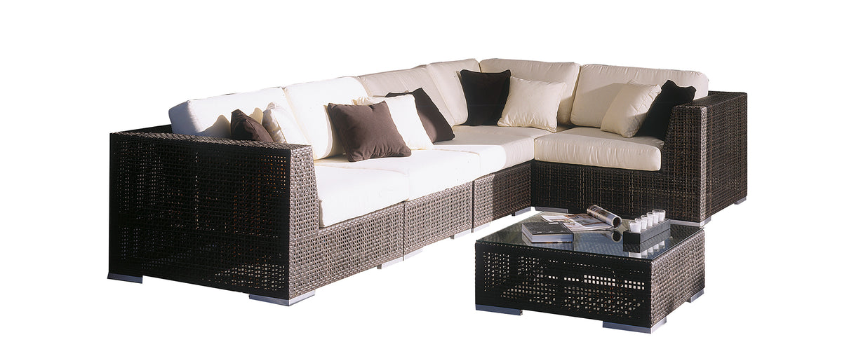 Soho 6-Piece Modular Sectional Set | Hospitality Rattan Patio