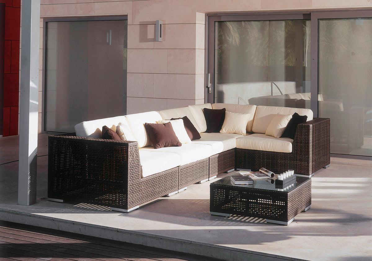 Soho 6-Piece Modular Sectional Set | Hospitality Rattan Patio