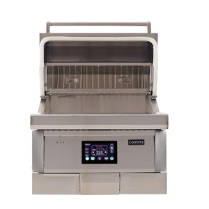 RTA Outdoor Living 6 foot Island with Coyote 28 Inch Pellet Grill RTAC-G6-PW - BetterPatio.com