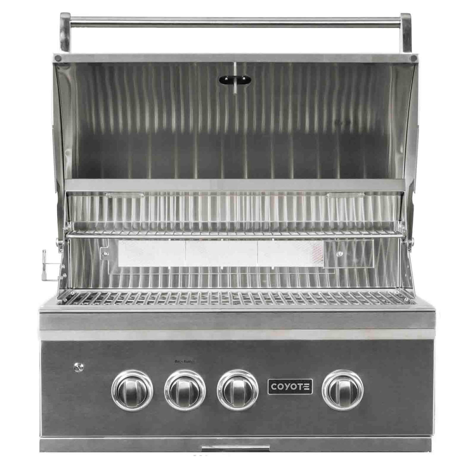 RTA Outdoor Living 6 ft Premium Grill Island with Coyote 30 Inch S-Series Grill RTAC-G6-P - BetterPatio.com
