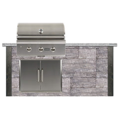 RTA Outdoor Living 6 ft Grill Island with Coyote 34 Inch C-Series Grill RTAC-G6