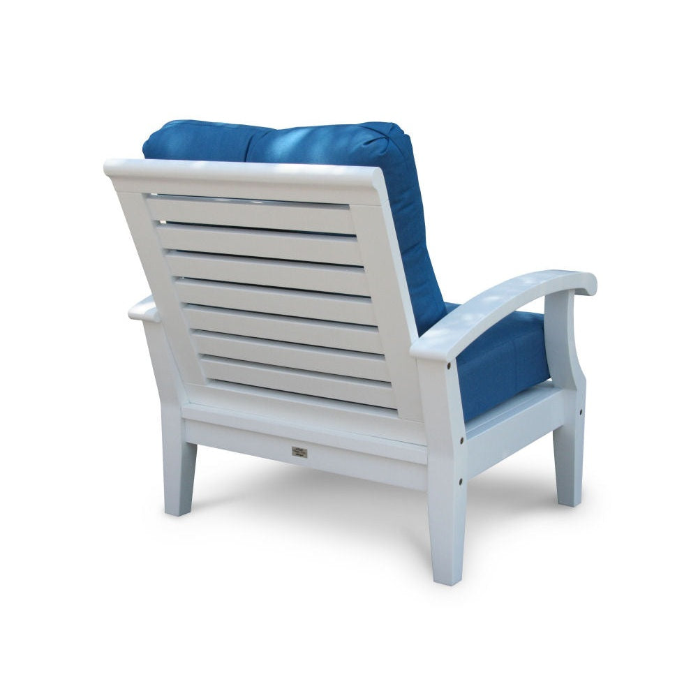 Douglas Nance Cayman White Deep Seating Club Chair DN2201W - BetterPatio.com