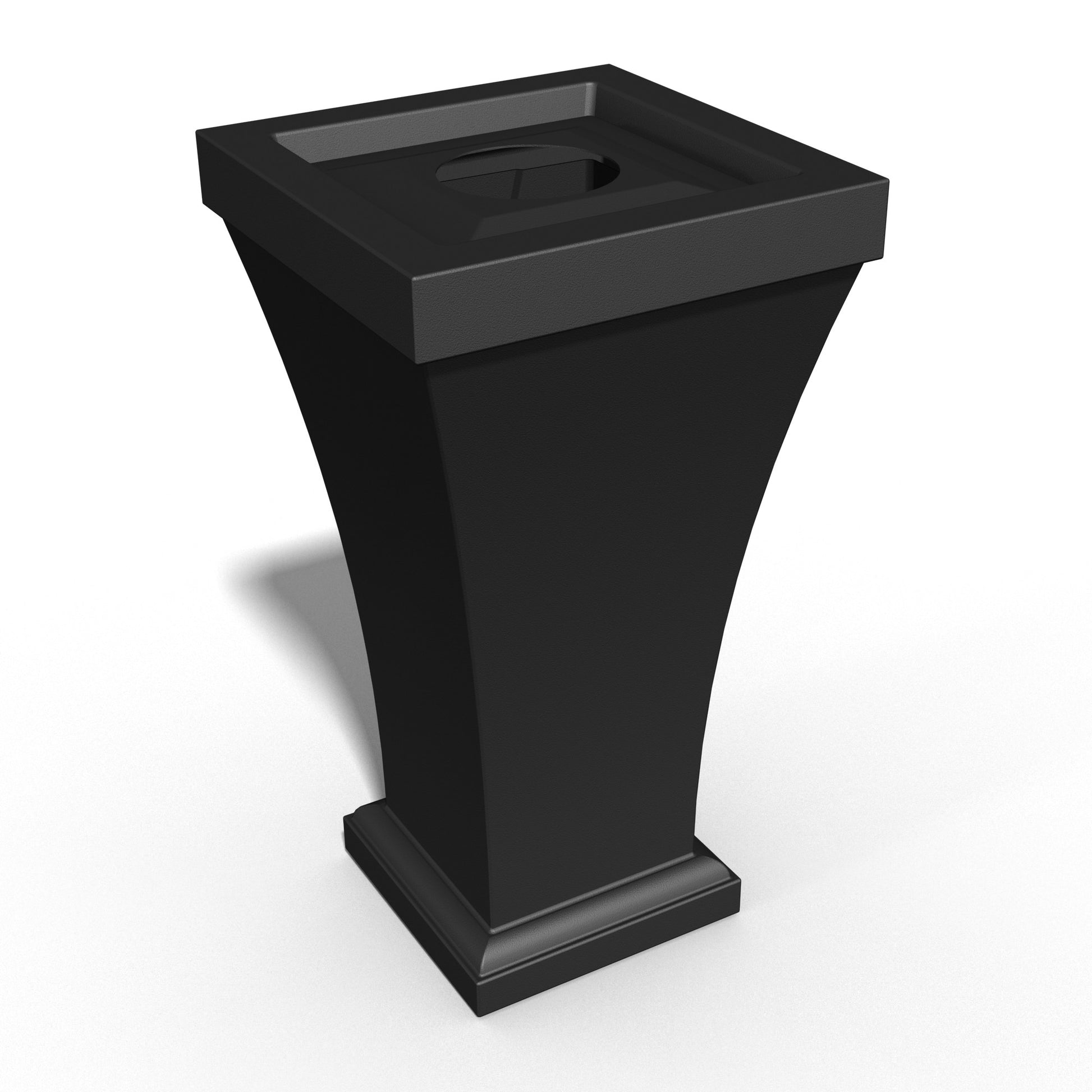 Mayne Bordeaux 40 in. Tall Waste Bin 8866 - BetterPatio.com
