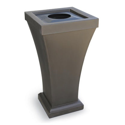 Mayne Bordeaux 40 In Tall Waste Bin 8866 - Outdoor waste bin primary product shot