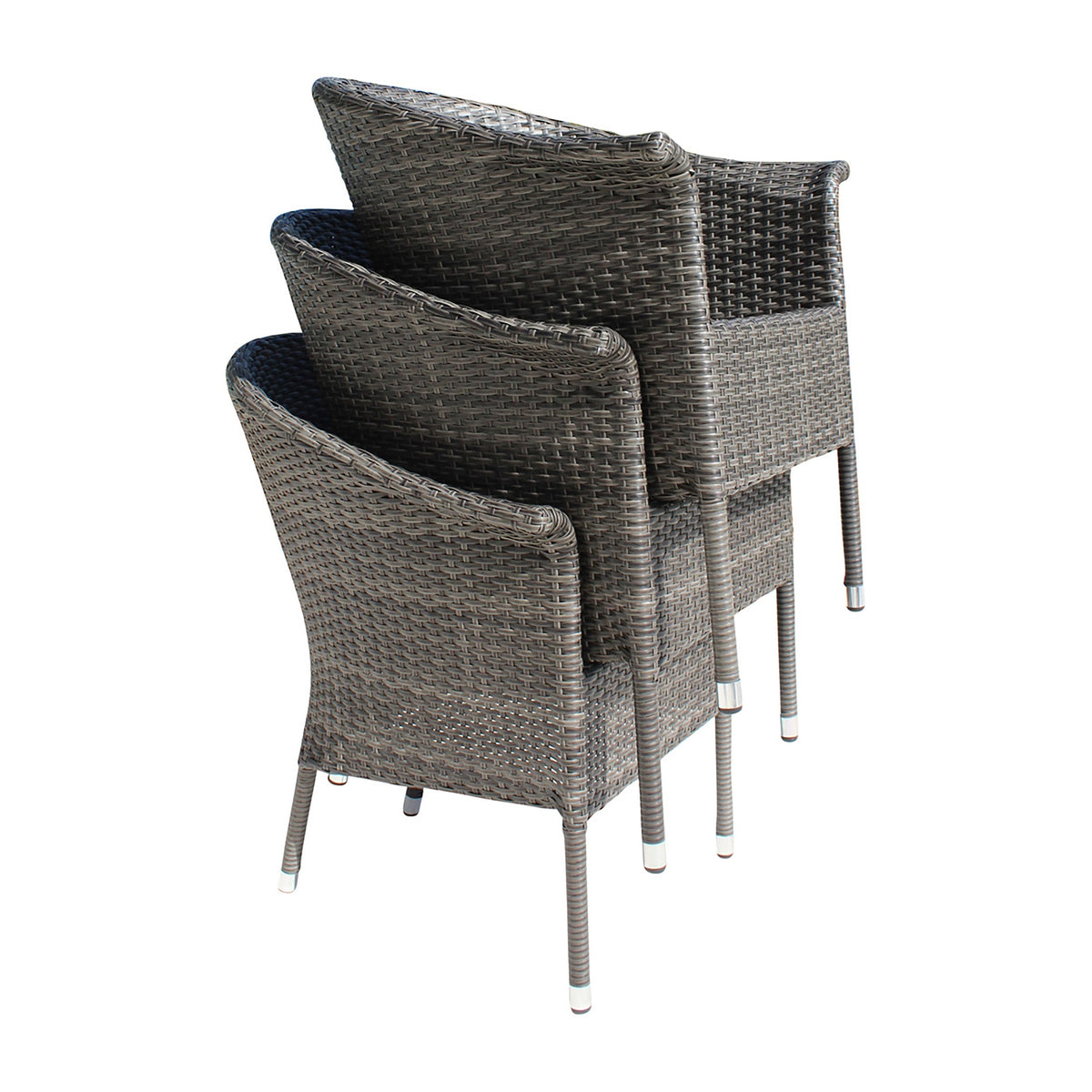 Ultra Stackable Woven Armchair with Cushion | Hospitality Rattan Patio