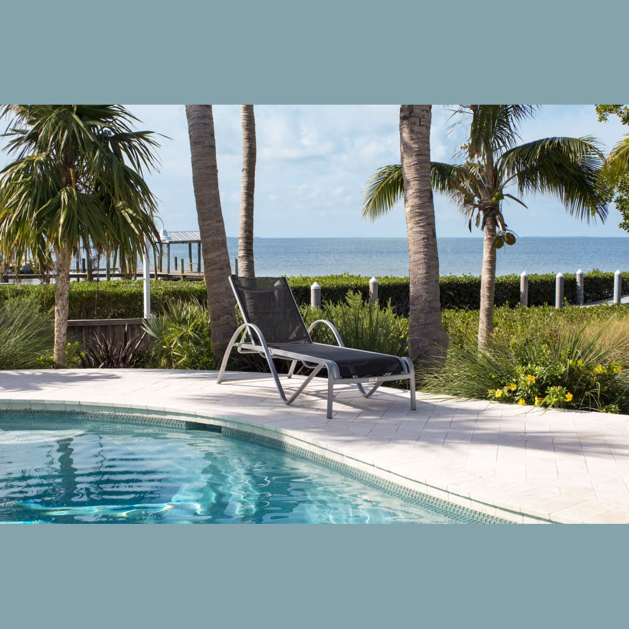 Ultra Chaise Lounge with Cushion 890-2205-GRY-CL-CUSH - BetterPatio.com