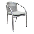 Athens Stackable Woven Armchair with Cushion