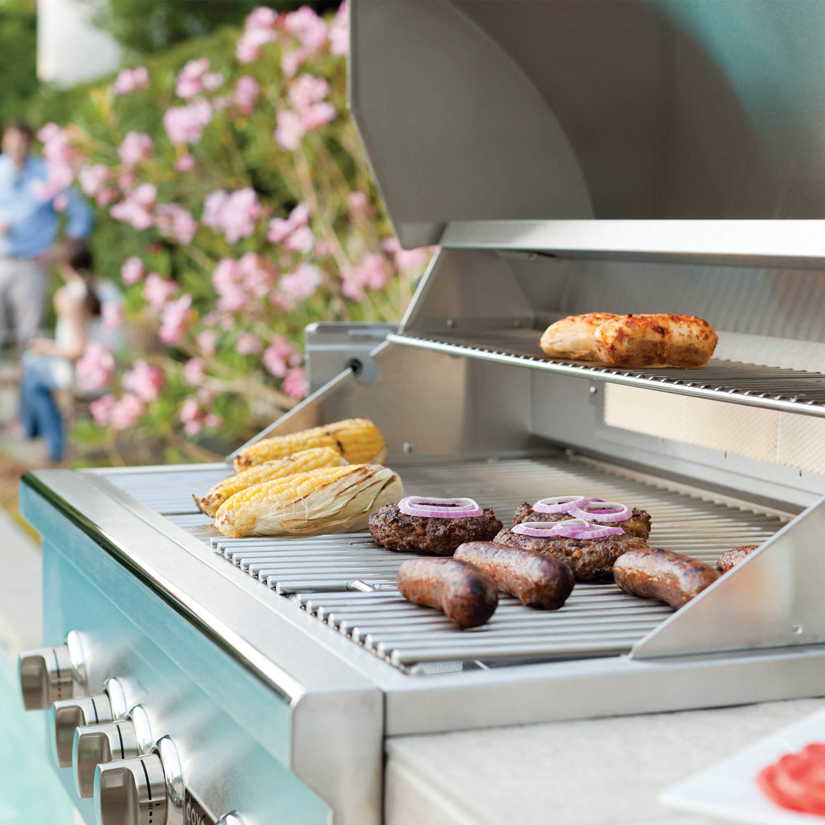 RTA Outdoor Living 8 Foot Premium Grill Island with Coyote Luxury 36-inch Pellet Grill RTAC-G8-P - BetterPatio.com