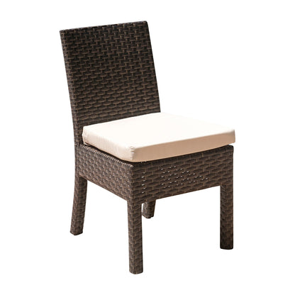 Fiji Stackable Side Chair with Cushion | Hospitality Rattan Patio