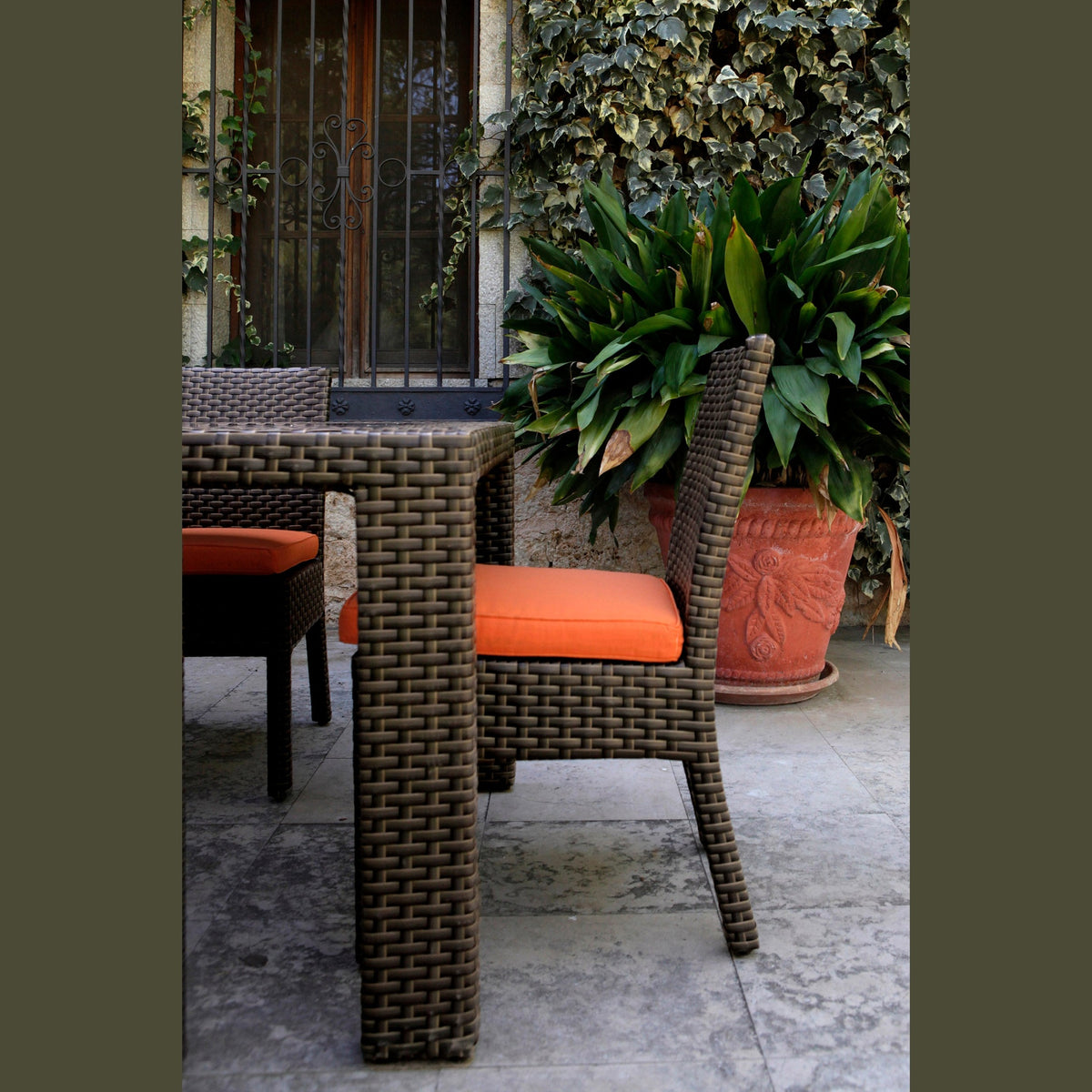 Fiji Stackable Side Chair with Cushion | Hospitality Rattan Patio