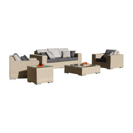 Rubix 5-Piece Seating Set with Cushions