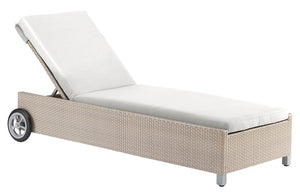Rubix Chaise Lounge with Cushion | Hospitality Rattan Patio