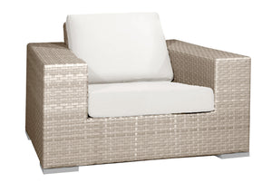 Rubix Lounge Chair with Cushion | Hospitality Rattan Patio