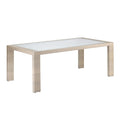 Rubix Rectangular Dining Table with Glass
