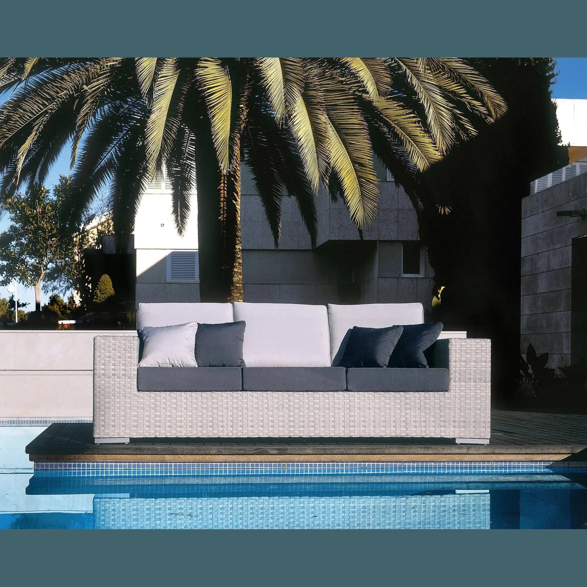 Rubix Sofa with Cushion | Hospitality Rattan Patio