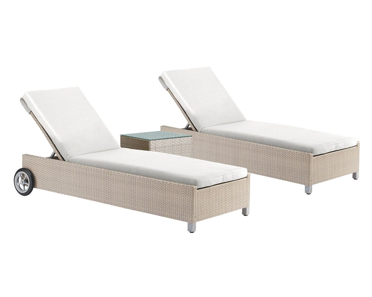Rubix 3 PC Chaise Lounge Set 902-1349-KBU-3CL-GL - BetterPatio.com