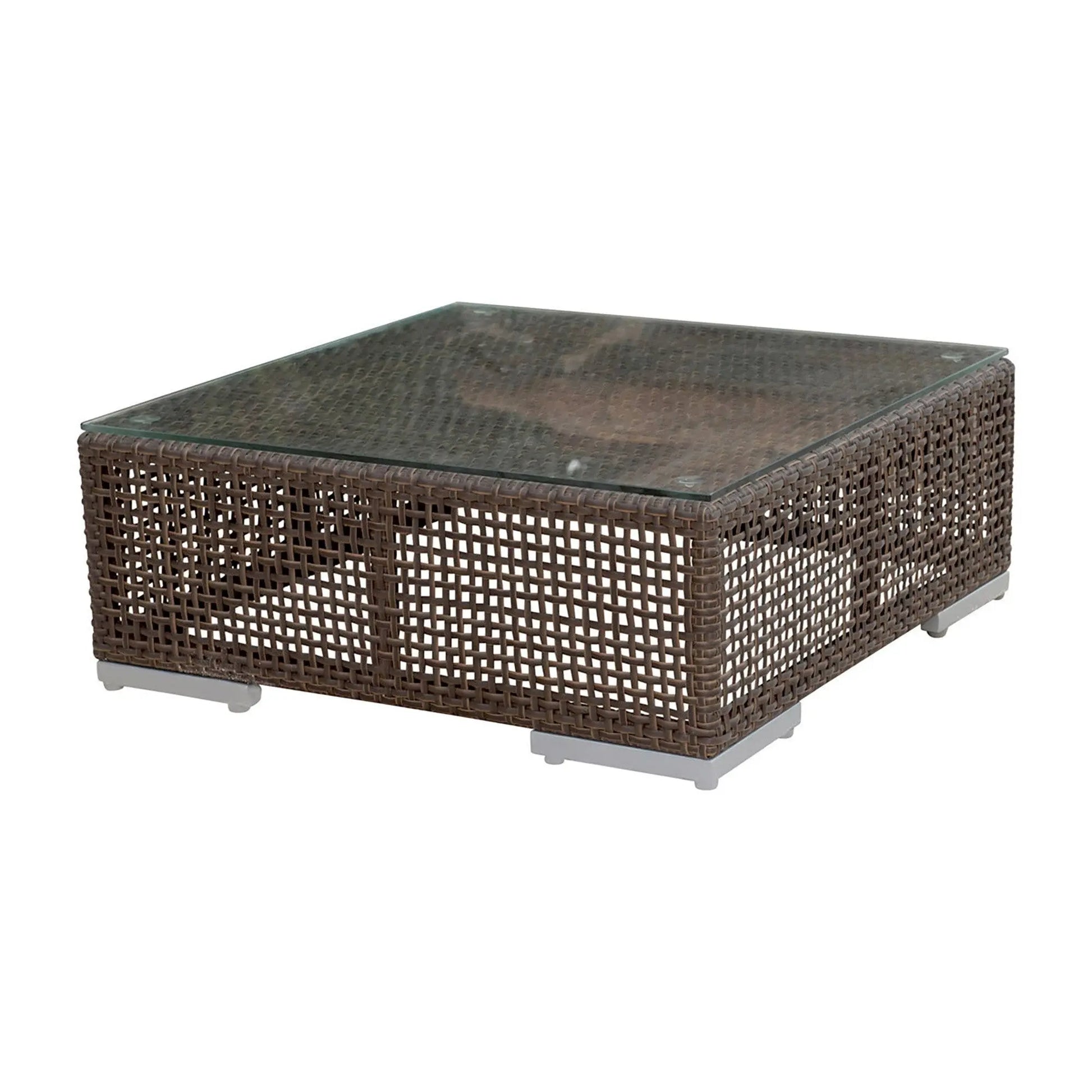 Soho Coffee Table with Glass | Hospitality Rattan Patio