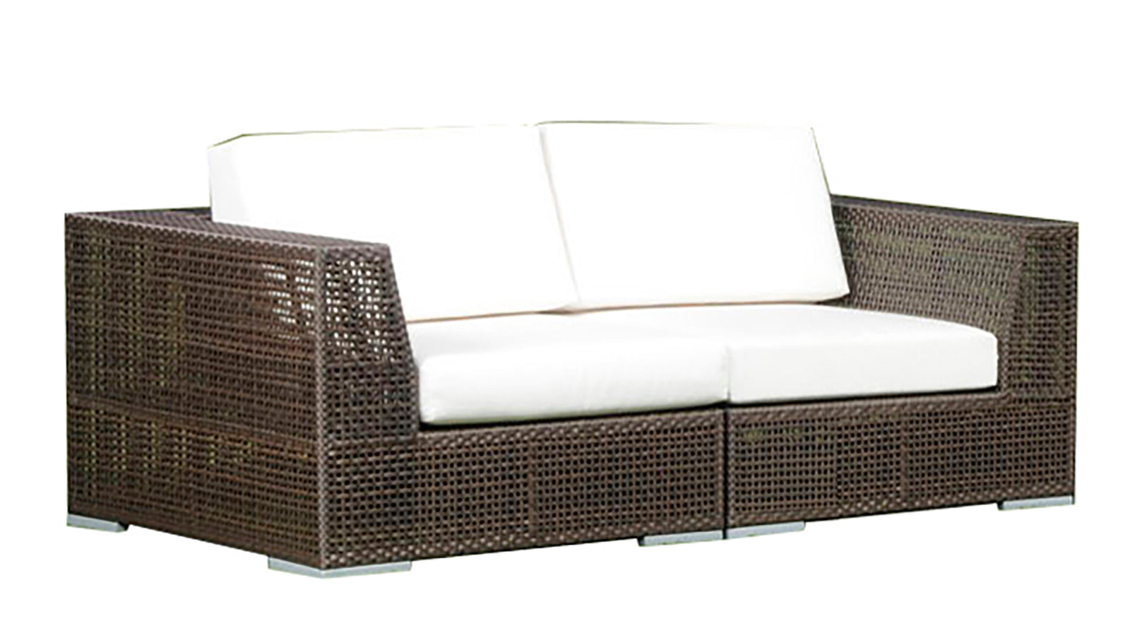 Soho 2-Piece Modular Loveseat | Hospitality Rattan Patio
