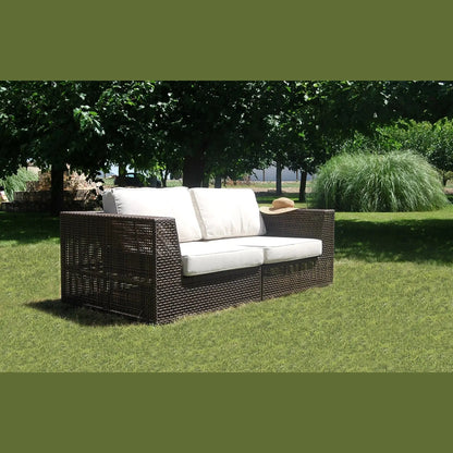 Soho 2-Piece Modular Loveseat | Hospitality Rattan Patio