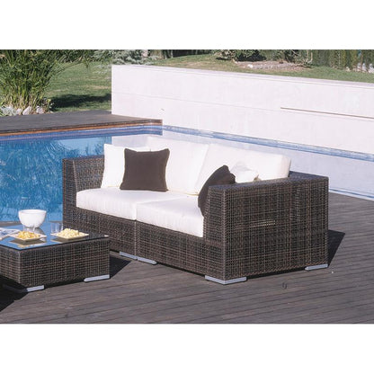 Hospitality Rattan Soho 2 piece Loveseat 2 PC SET-903-LOVESEAT - BetterPatio.com