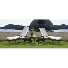 Hospitality Rattan Soho 3 piece Chaise Lounge set 3 PC SET-903-1324-JBP