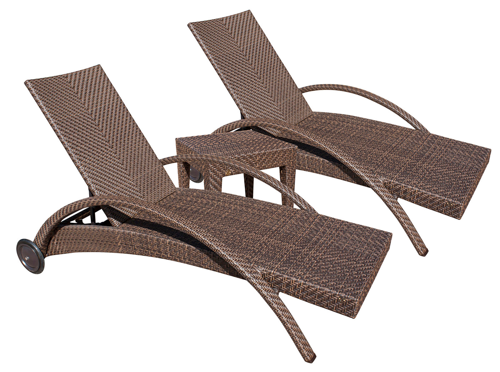 Soho Patio 3-Piece Chaise Lounge set | Hospitality Rattan Patio