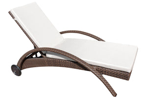 Soho Chaise Lounge with Cushion | Hospitality Rattan Patio