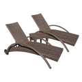 Soho Patio 3-Piece Chaise Lounge set with Cushions