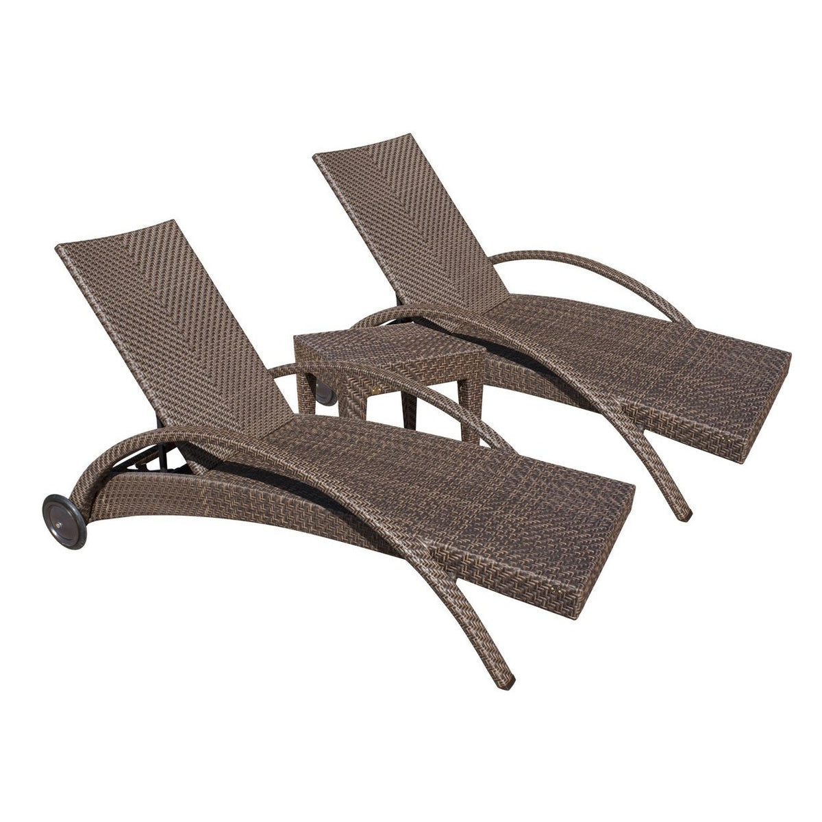 Soho Patio 3 PC Chaise Lounge set with Cushions 903-1324-JBP-3CL-CUSH - BetterPatio.com