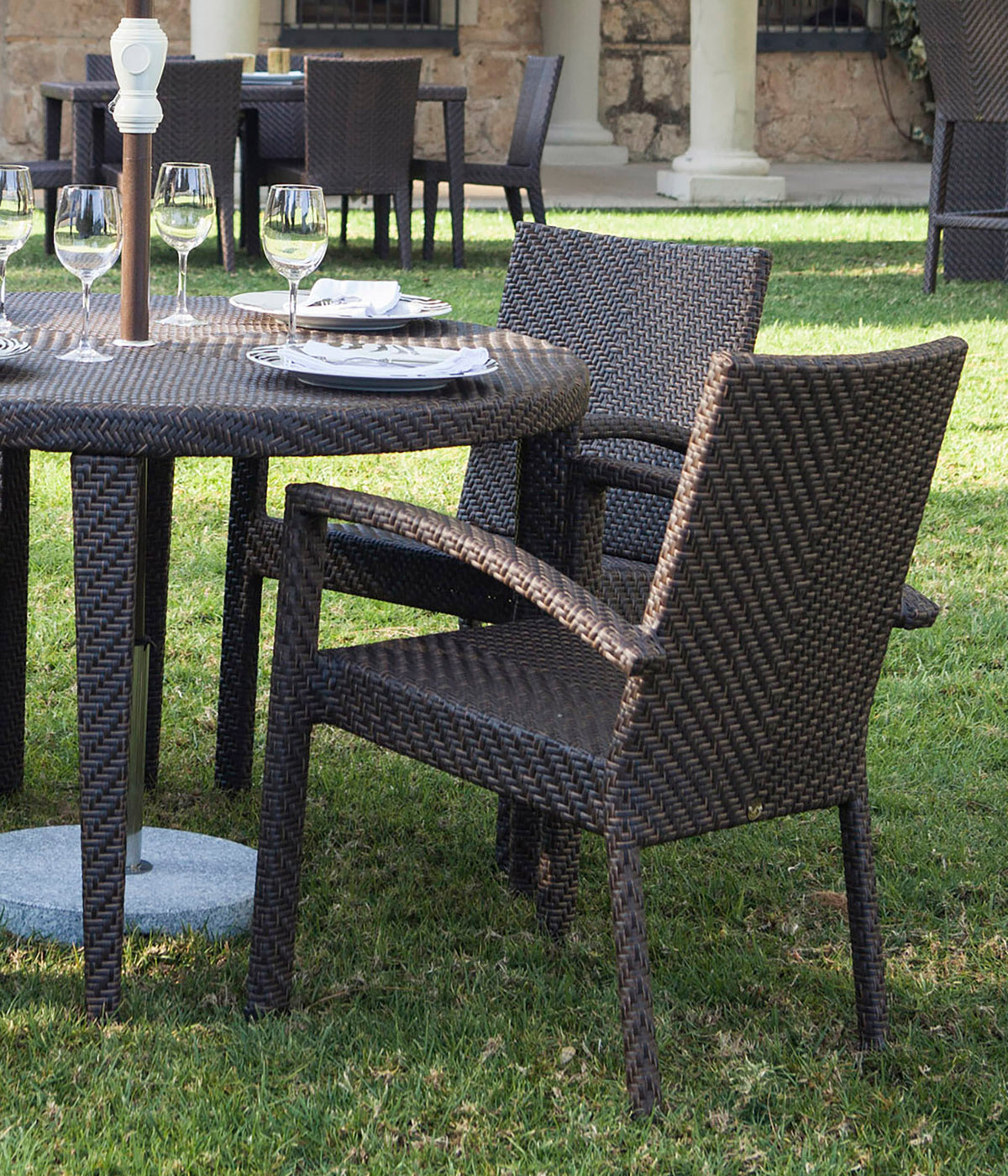 Soho Stackable Armchair | Hospitality Rattan Patio