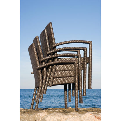 Hospitality Rattan Soho Arm chair 903-3304-JBP-A - BetterPatio.com