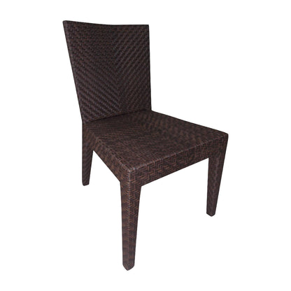 Hospitality Rattan Soho Dining Side Chair 903-3304-JBP-S - BetterPatio.com