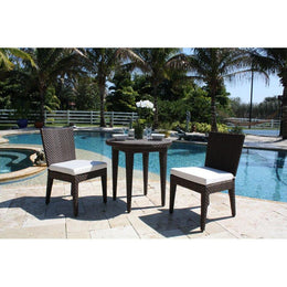Hospitality Rattan Soho 3 piece Bistro Set 3 PC SET-903-DS