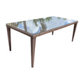 Soho Large Rectangular Dining Table with Glass