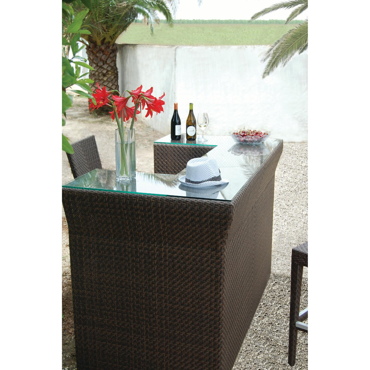 Hospitality Rattan Soho Bar 903-6141-JBP - BetterPatio.com