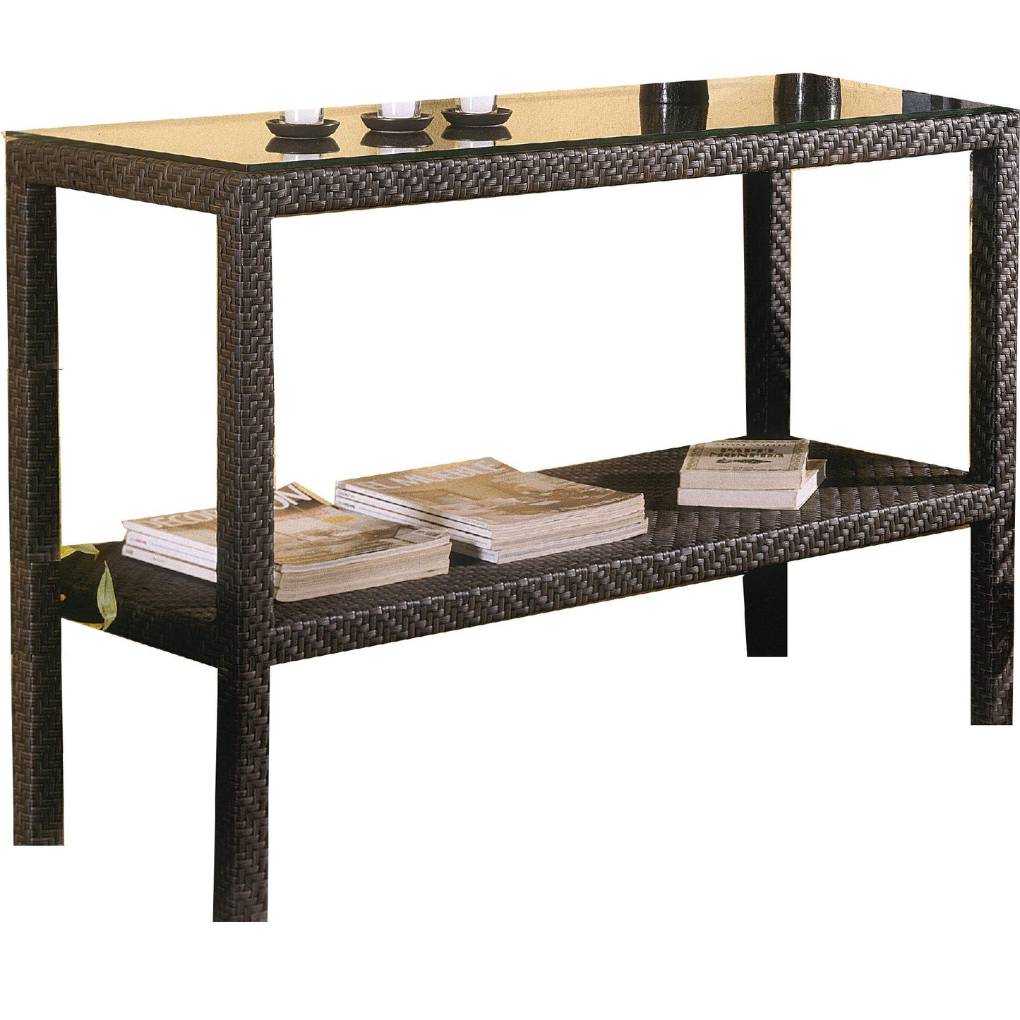 Hospitality Rattan Soho Console 903-9226-JBP - BetterPatio.com