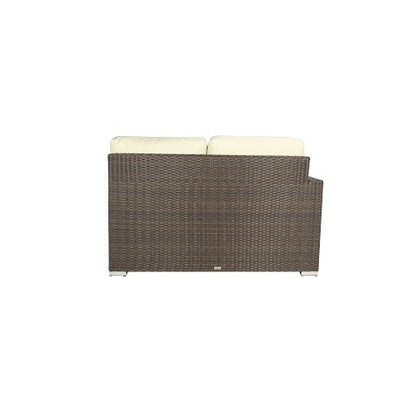 Source Furniture Lucaya Left Arm Loveseat, Espresso - BetterPatio.com