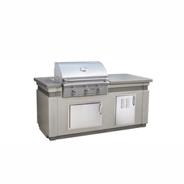 American Outdoor Grill 6 Foot BBQ Island with T-Series Built In Grill