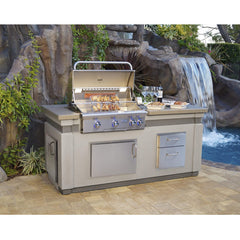 American Outdoor Grill 6 Foot BBQ Island with L-Series 30" Built In Grill