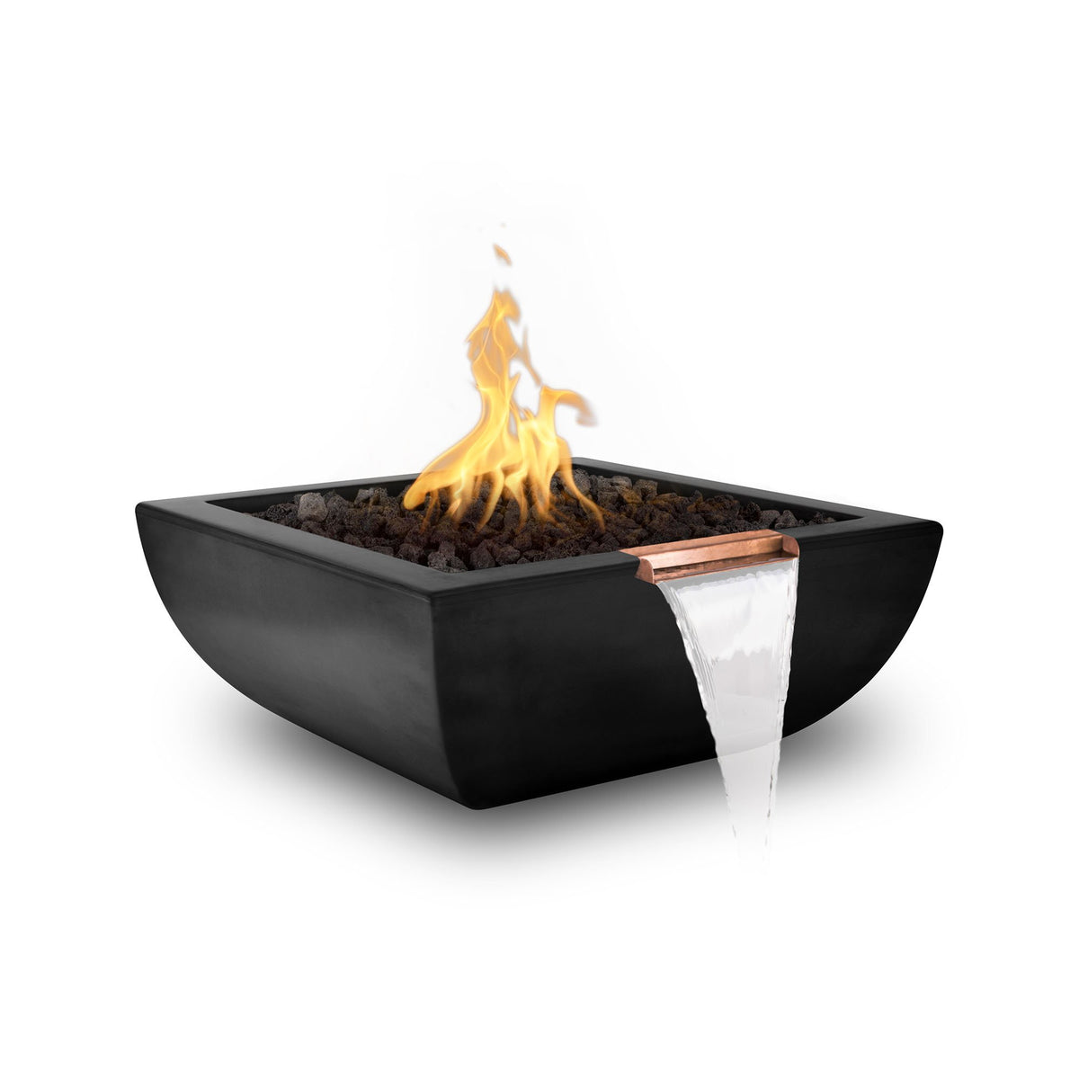 The Outdoor Plus 24" Avalon GFRC Fire & Water Bowl