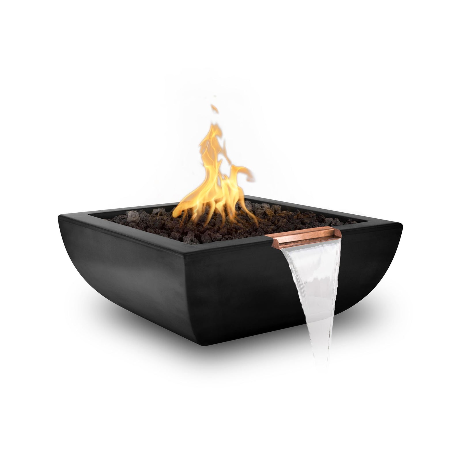 The Outdoor Plus 24" Avalon GFRC Fire & Water Bowl