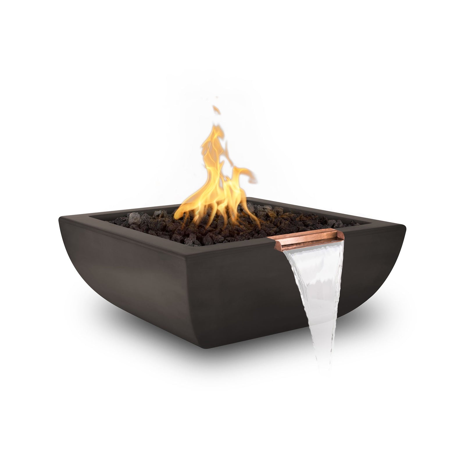 The Outdoor Plus 36" Avalon GFRC Fire & Water Bowl